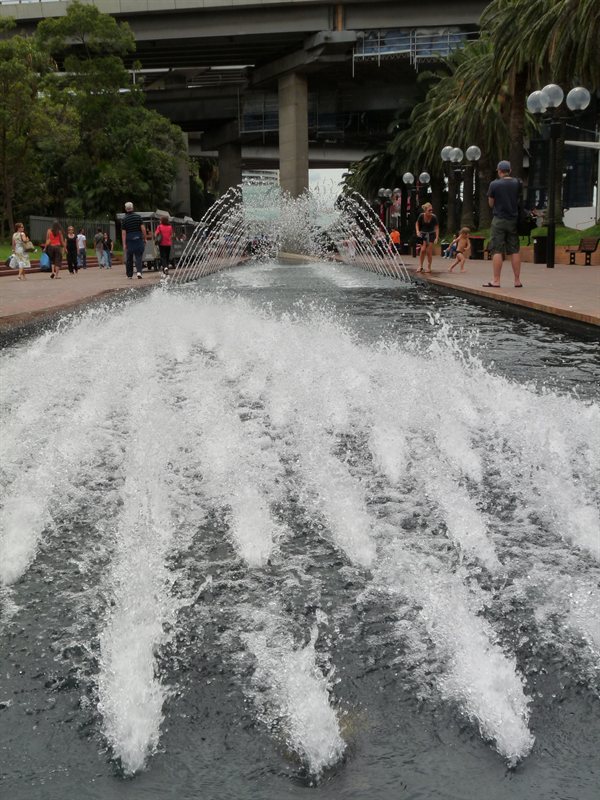 Fountains at Darling Harbour