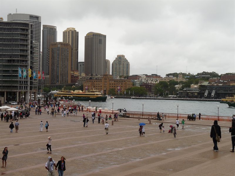 View from the Opera House steps