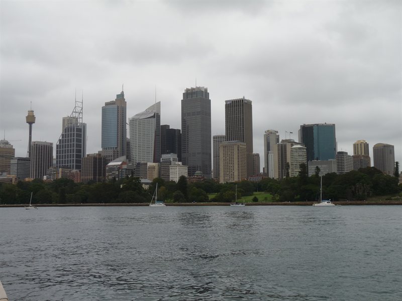 View of the city from Mrs Macquarie's Chair