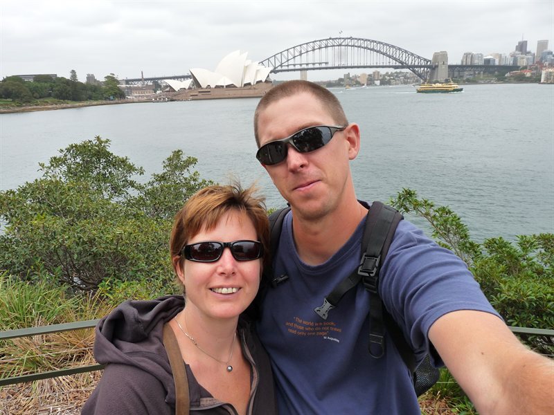Us at Mrs Macquarie's Chair