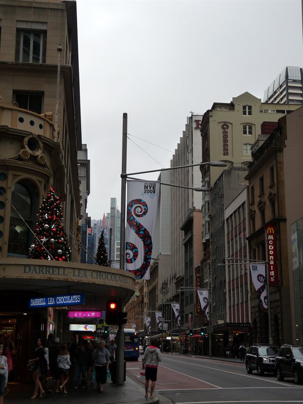 View down George Street