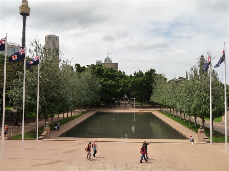 View from the Anzac Memorial