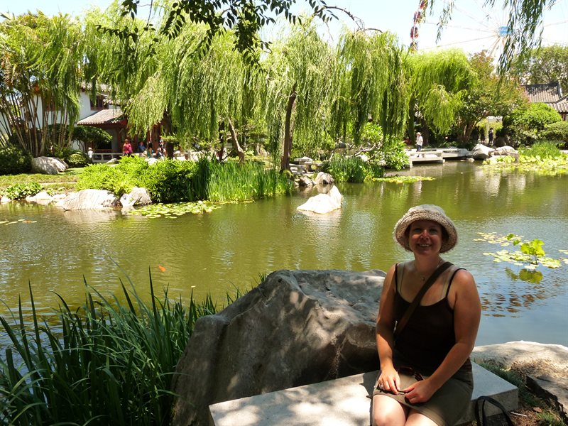 Claire at the Chinese Gardens