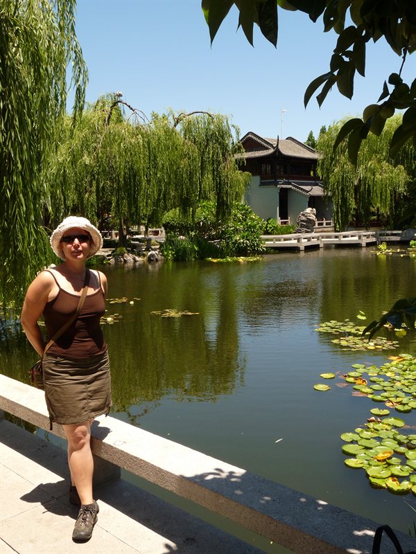 Claire at the Chinese Gardens