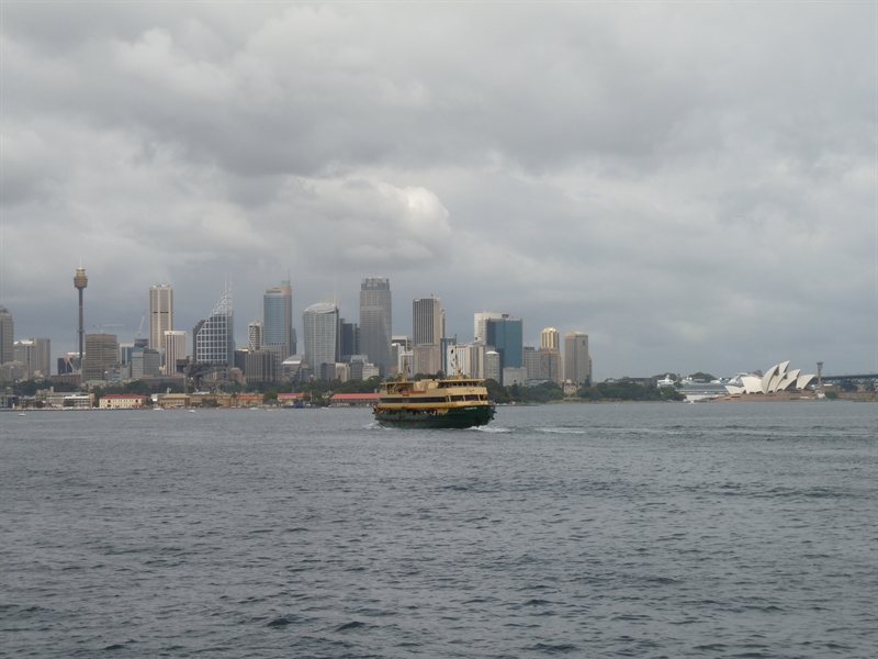 Sydney skyline from the Manly ferry