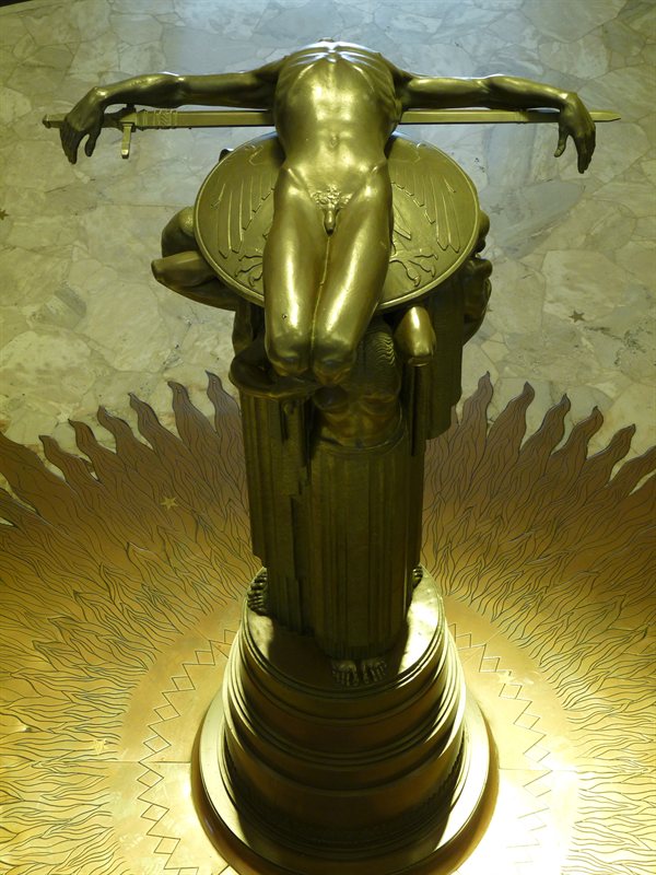 "Sacrifice" inside the Anzac Memorial