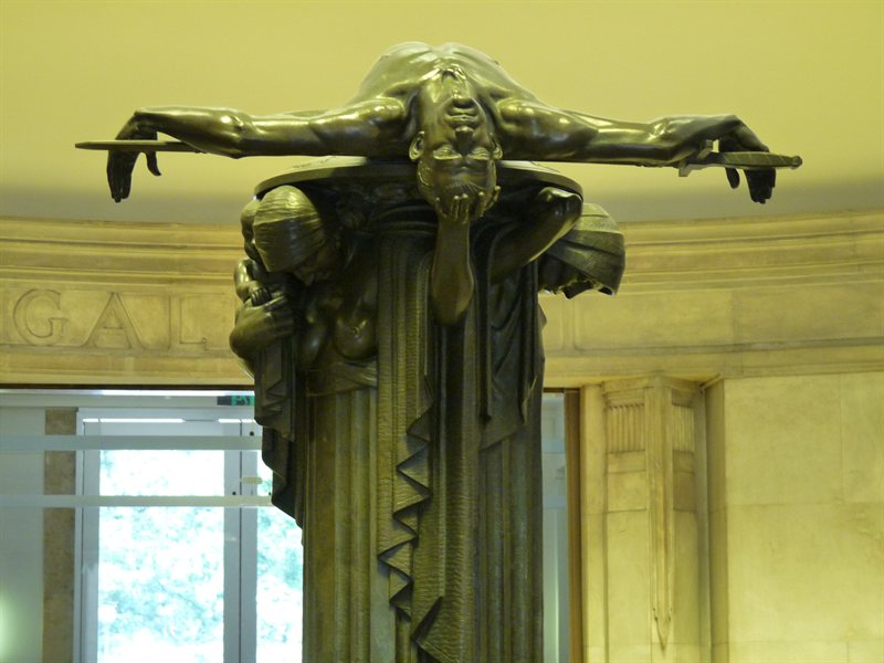 "Sacrifice" inside the Anzac Memorial