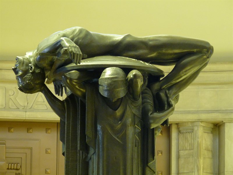 "Sacrifice" inside the Anzac Memorial