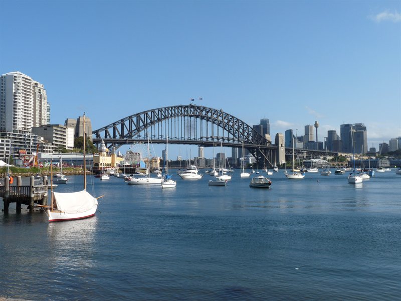 Sydney Harbour Bridge from Milson's Point
