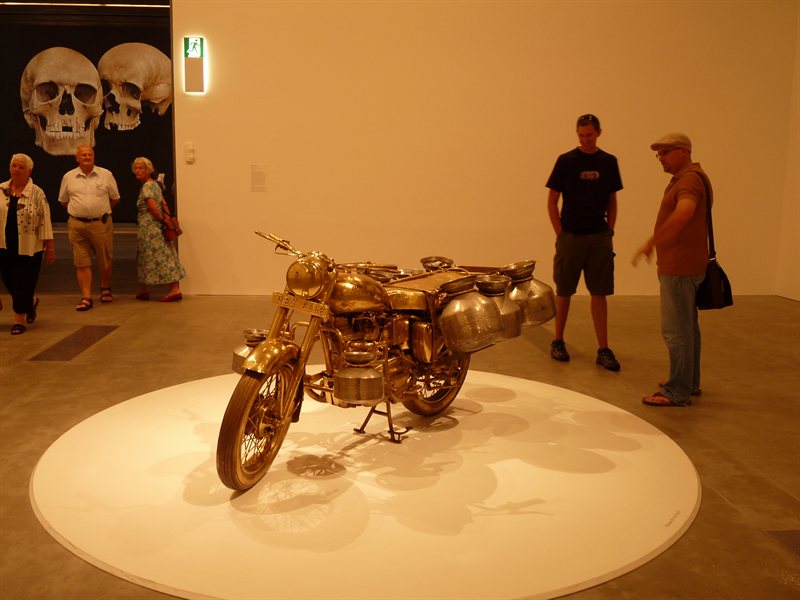Bike art at GoMA