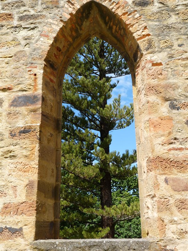Ruined church at Port Arthur