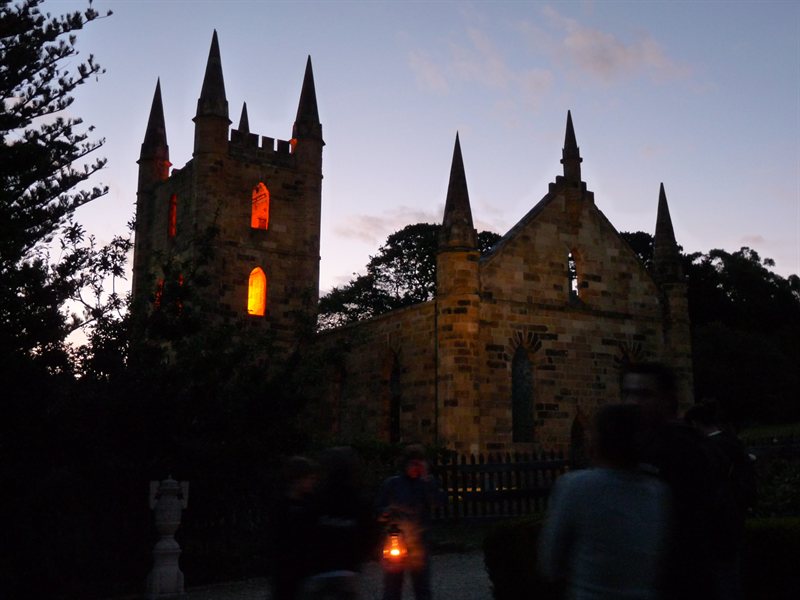 Ruined church at Port Arthur