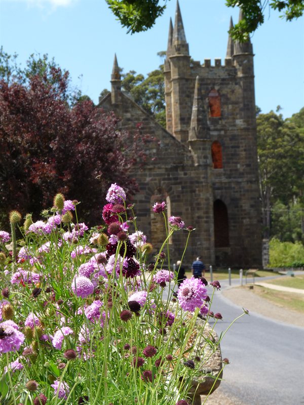 Ruined church at Port Arthur