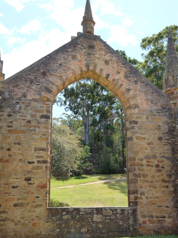 Ruined church at Port Arthur