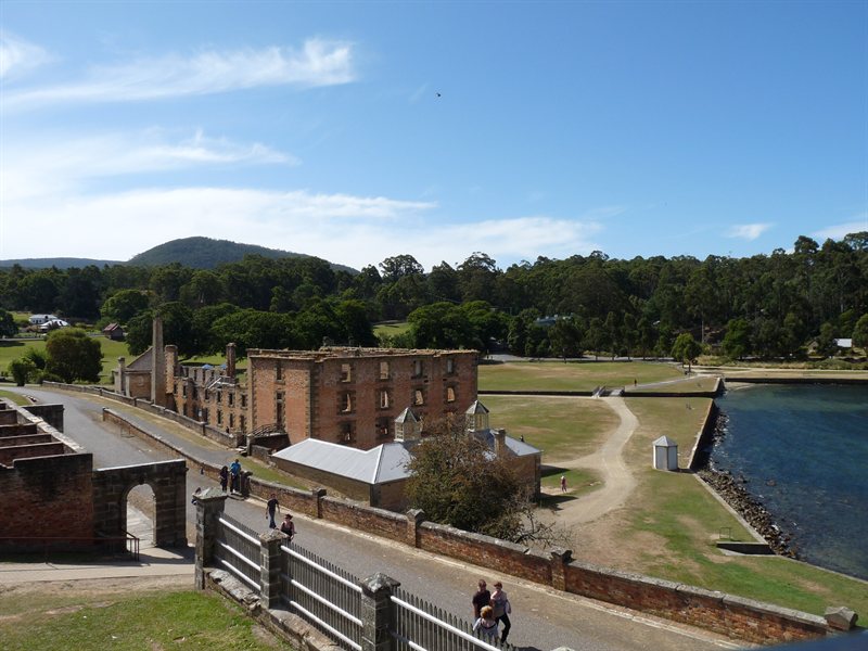 View over the penitentiary at Port Arthur