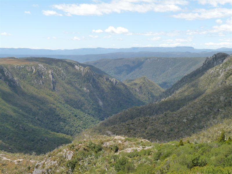 View over the valley from Cradle Mountain