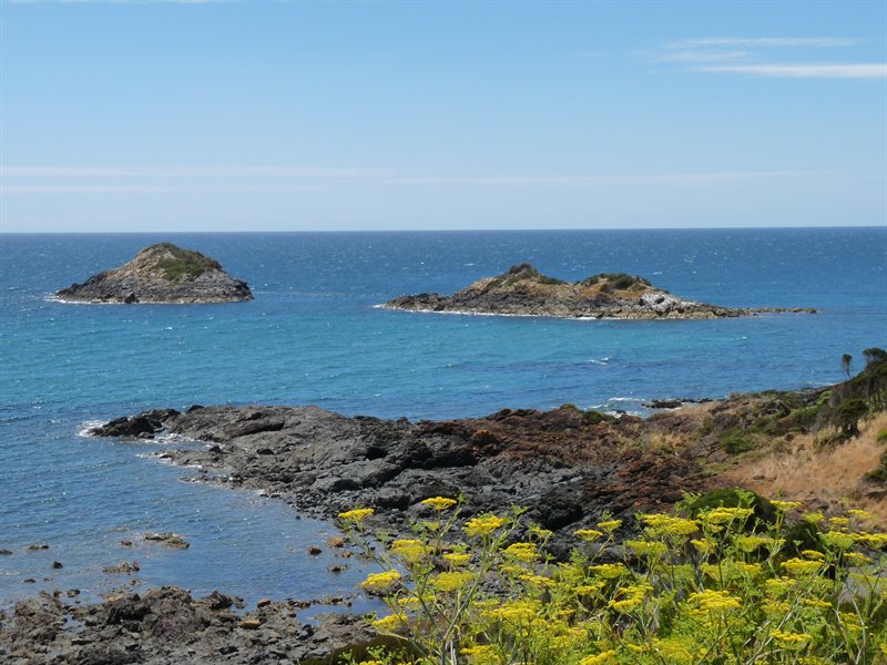 Two of the Three Sisters near Penguin