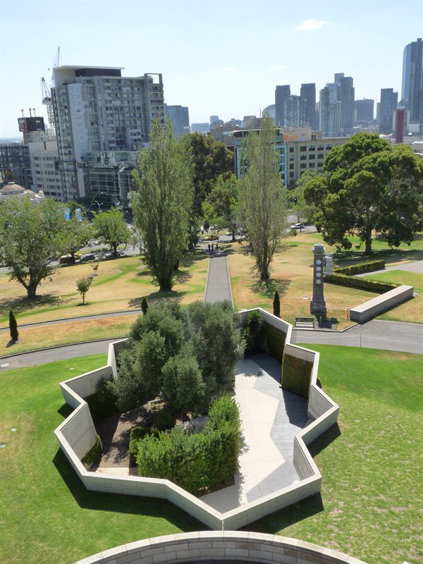 View from the Shrine of Remembrance