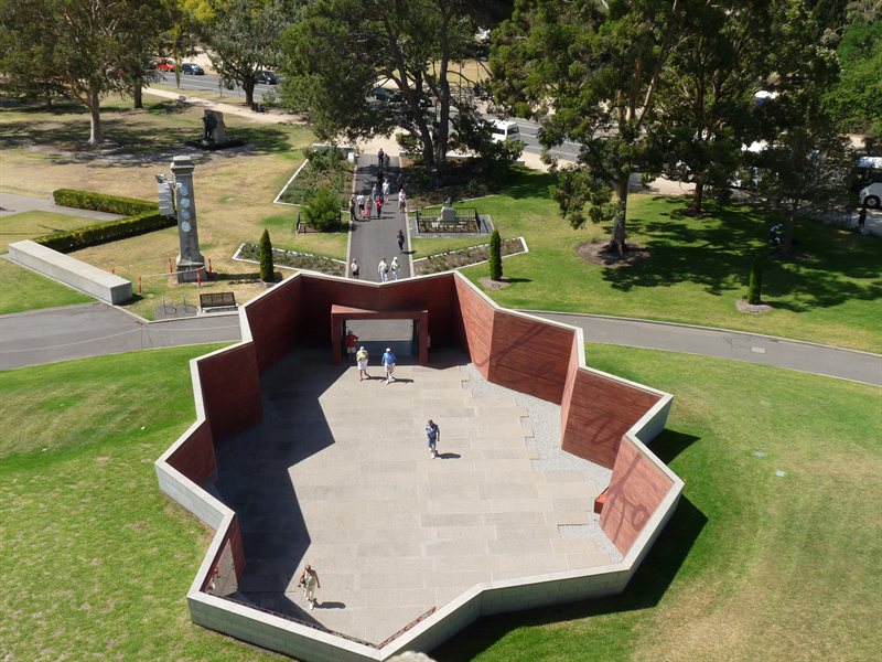 View from the Shrine of Remembrance