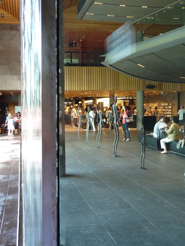 The waterwall at the National Gallery of Victoria