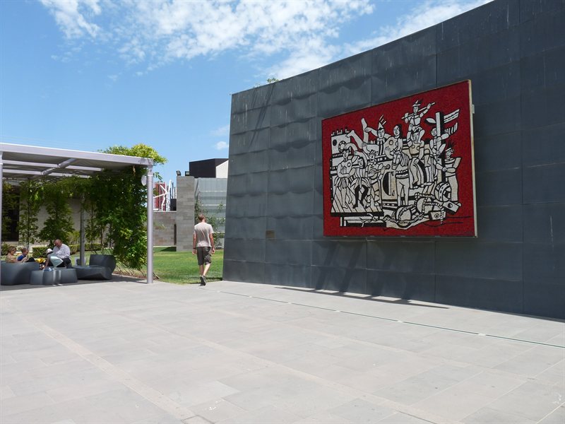The Sculpture Garden at the National Gallery of Victoria