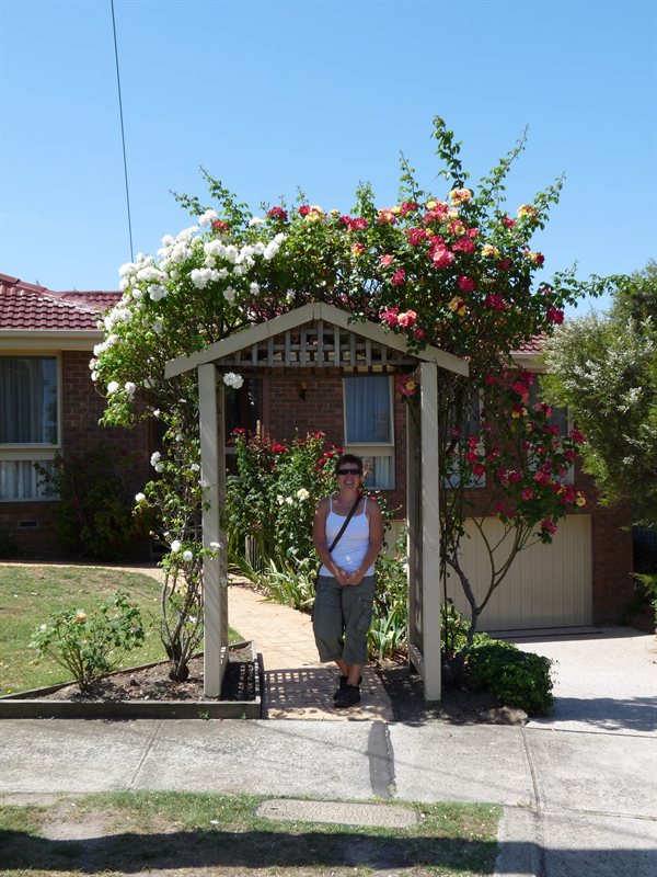 Outside Karl and Susan's house