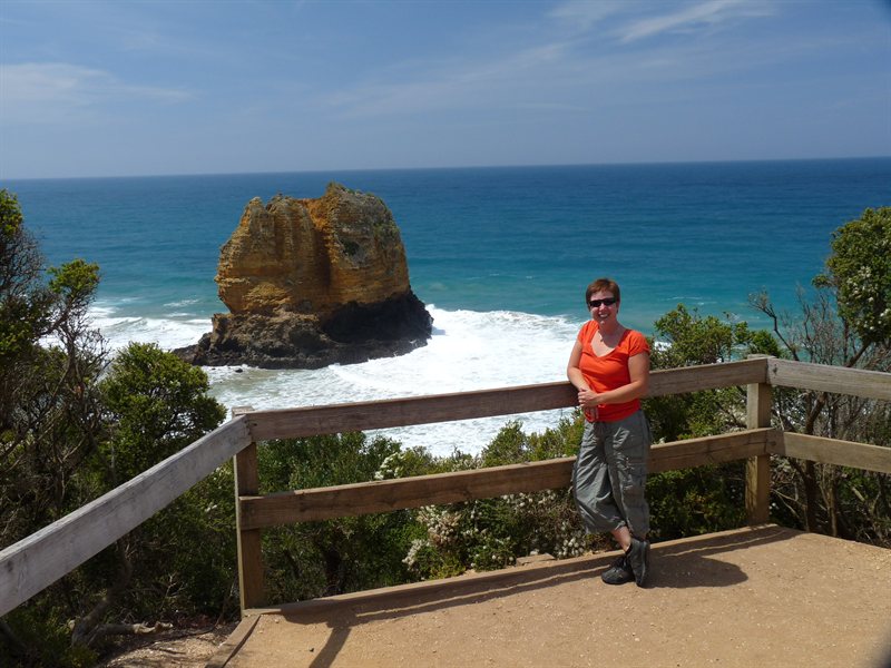 Claire at Split Point Lighthouse