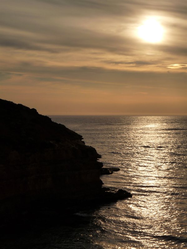 Sunset over the Great Ocean Road