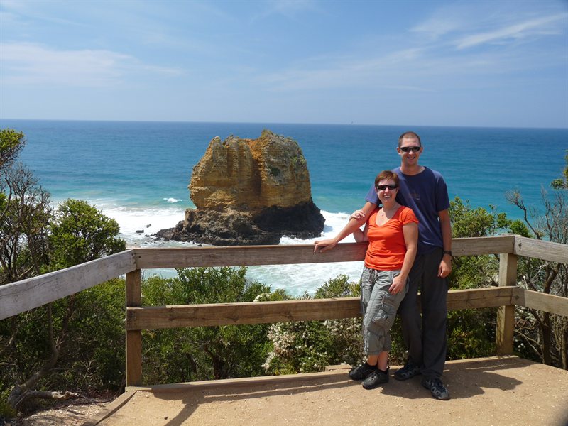 Us at Split Point Lighthouse