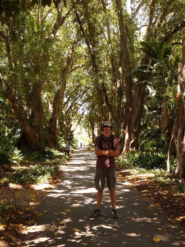 Ed at Adelaide Botanic Gardens