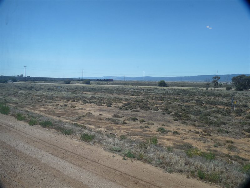 The front of the Ghan viewed from the back!