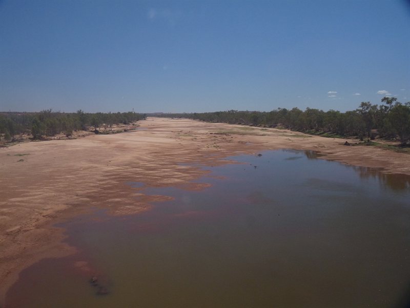 Crossing the Finke River