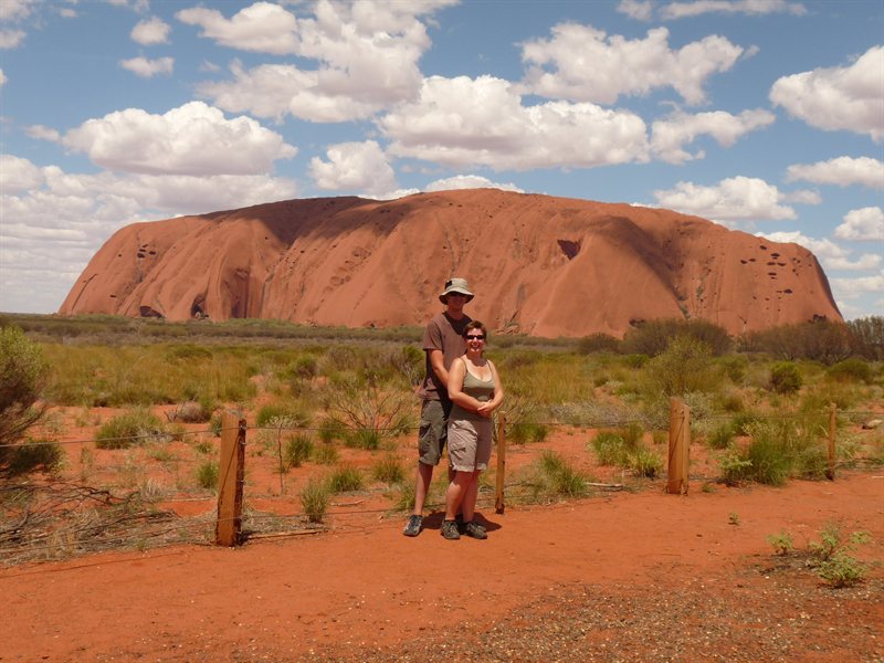 Us at Uluru