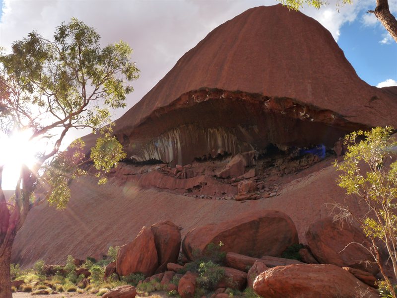 Cave in Uluru