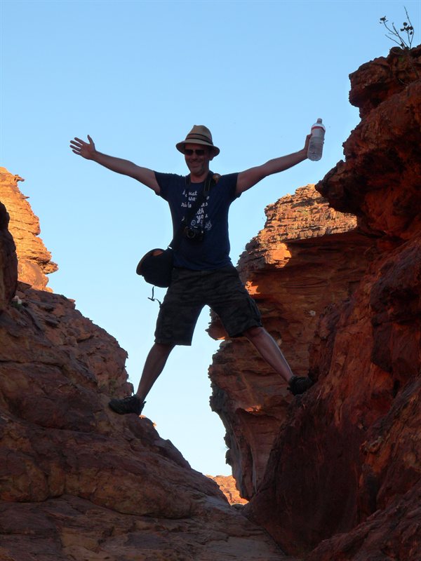 Fellow tour member at Kings Canyon