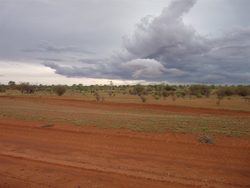 Storm clouds gathering on the way to Oak Valley