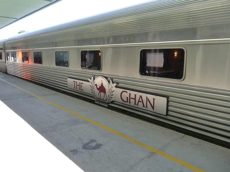 The Ghan at Adelaide