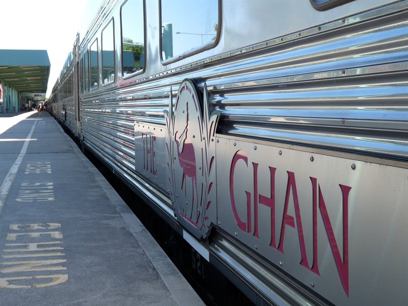 The Ghan at Adelaide