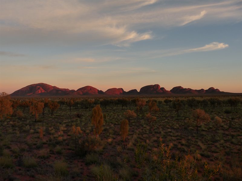Sunrise on Kata Tjuta