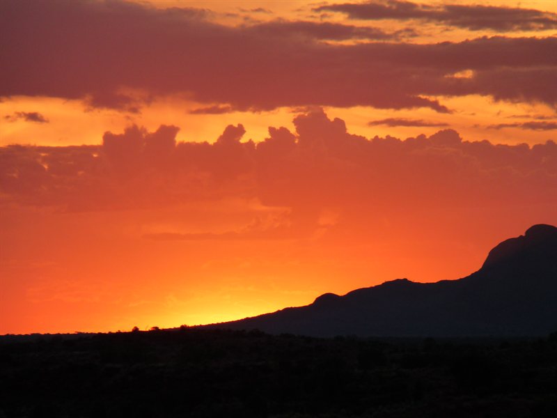 Sunset over Kata Tjuta