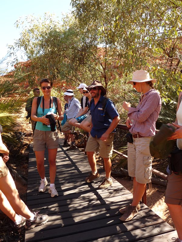 Rest point on the Kings Canyon walk