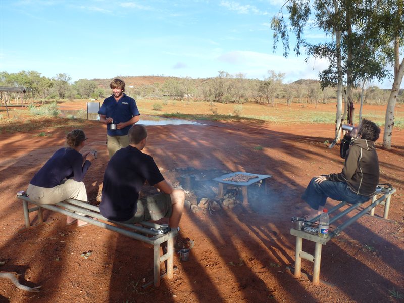 Camp site at Oak Valley