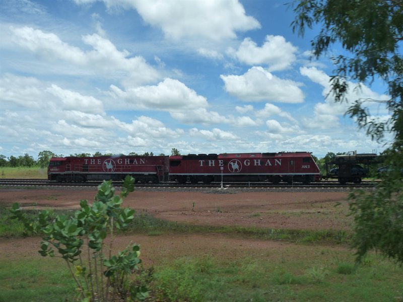 The Ghan locomotives