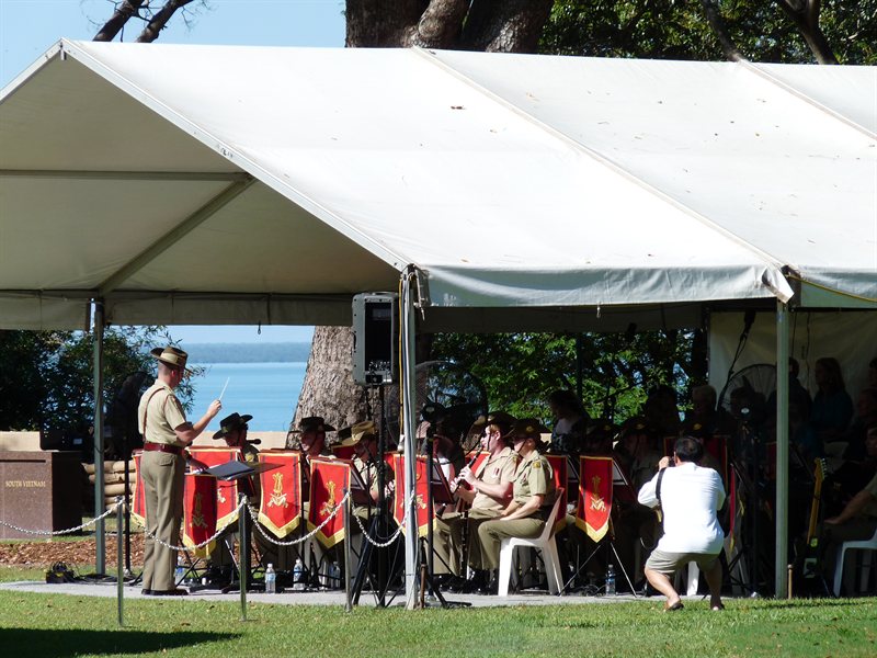 Memorial service for the Bombing of Darwin