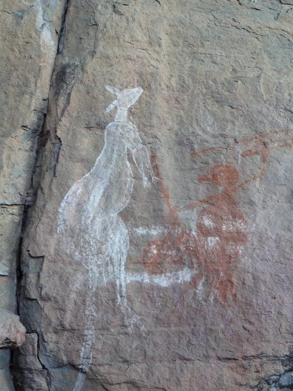 Rock art at Nourlangie Rock