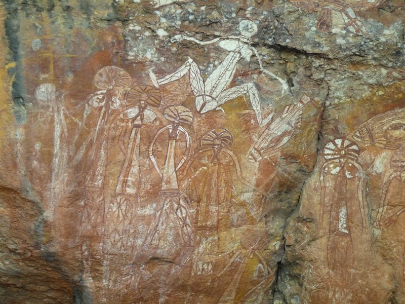 Rock art at Nourlangie Rock