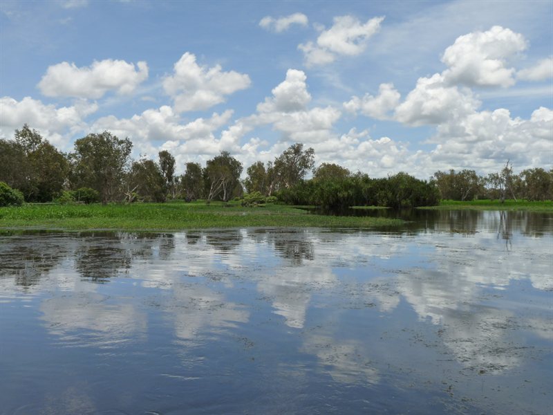 The flooded Yellow Water Billabong