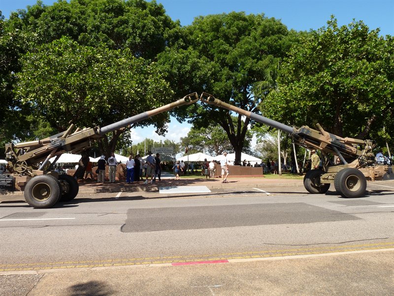 Entrance to Cenotaph for memorial service