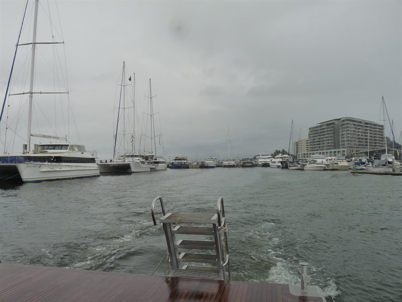 Leaving Cairns harbour
