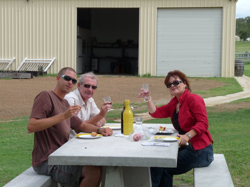 Lunchtime at the Bunjurgen Estate Winery